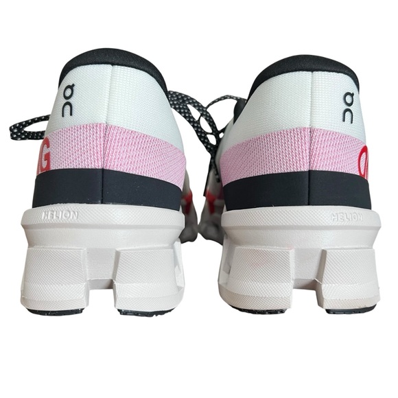 On Women’s Cloudmonster 2 Ivory Red Comfy Lightweight Running Shoes Size 9 - Picture 9 of 10